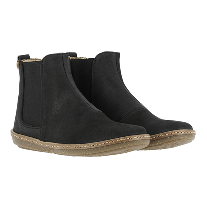 Pair of El Naturalista leather black ankle boots