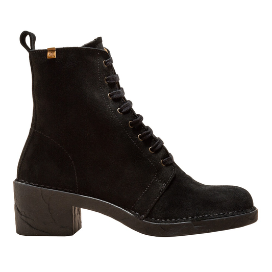 Suede material lace-up ankle boot by El Naturalista brand