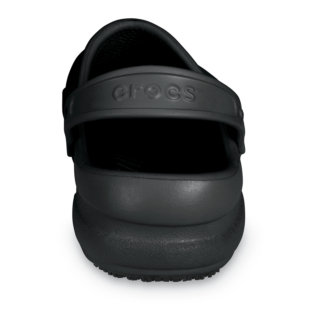 Scrub theatre work clogs in black, BIstro style from Crocs