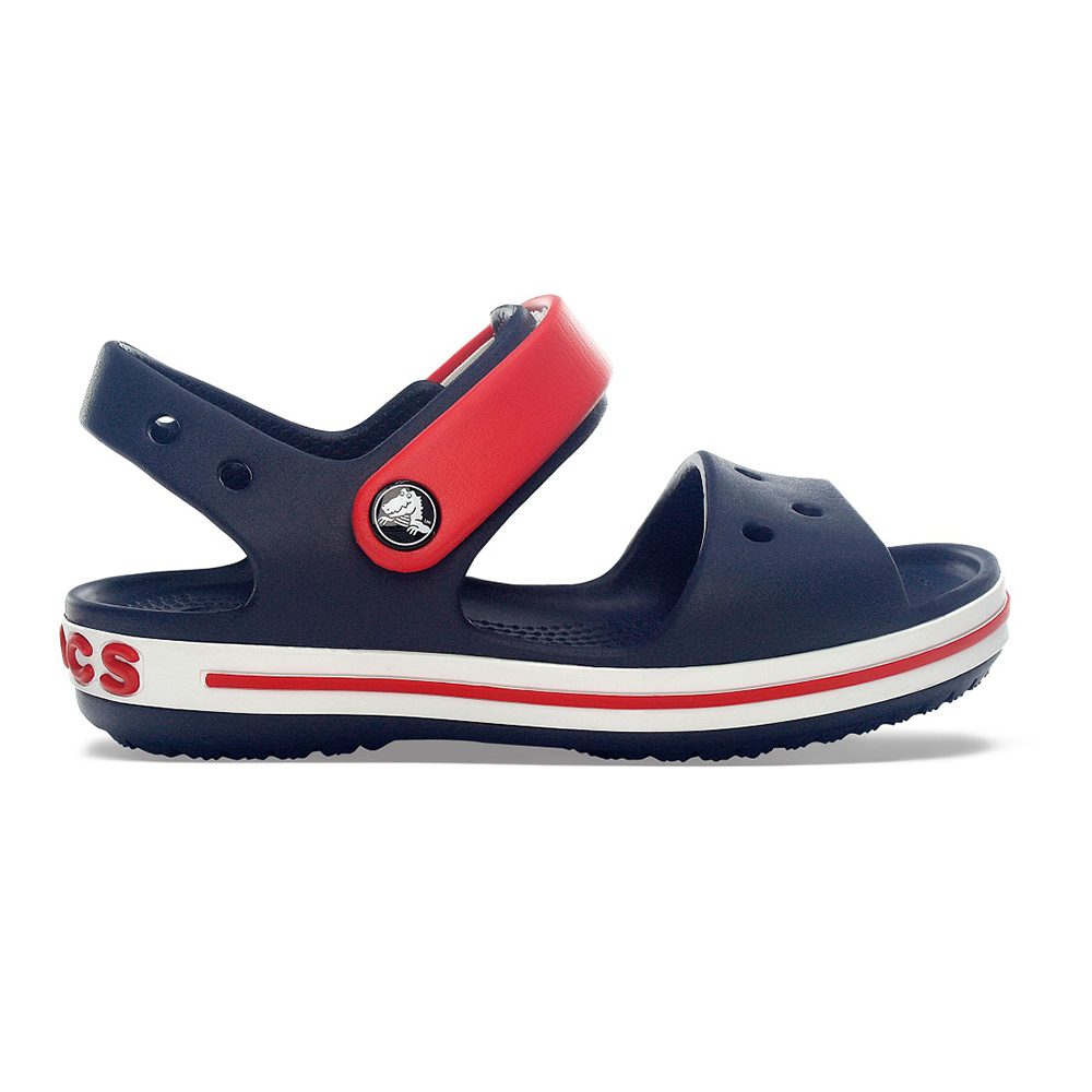 Kids Crocs sandal navy and red