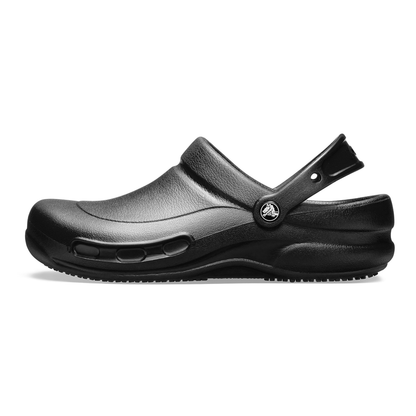 Crocs scrub shoes for theatre, black Bistro clog with no-slip sole