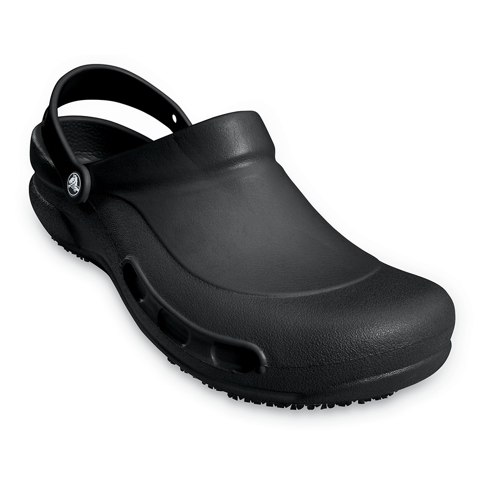 Crocs Bistro black work clogs -kitchen medical shoes